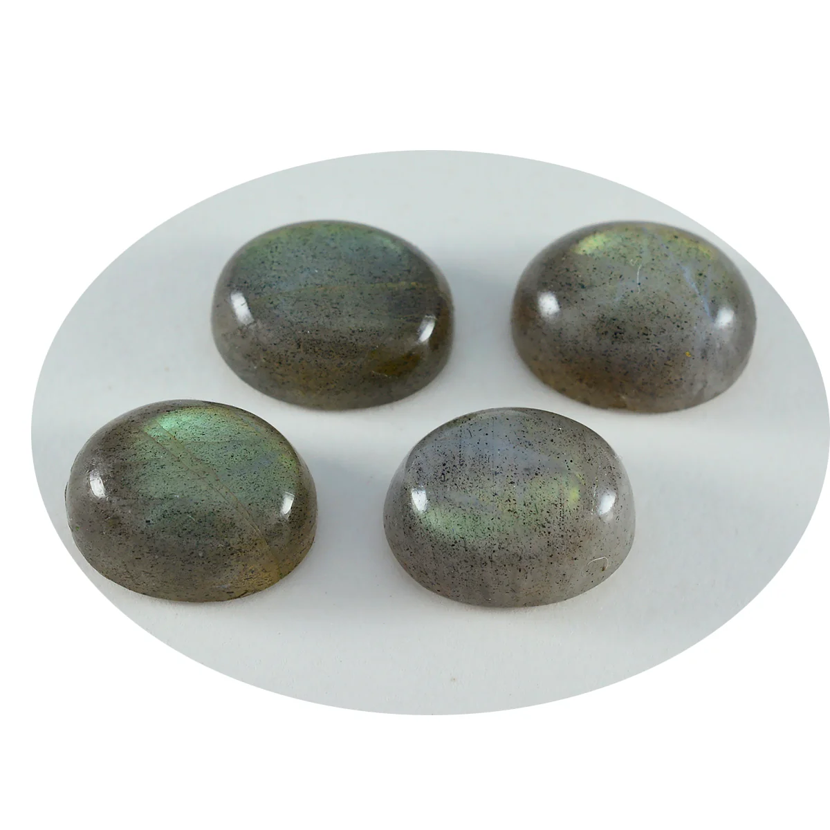 Labradorite 1PC Medium 8x10 MM Oval Cabochon Gray Luster semi Precious Precious Gemstone - Image 2