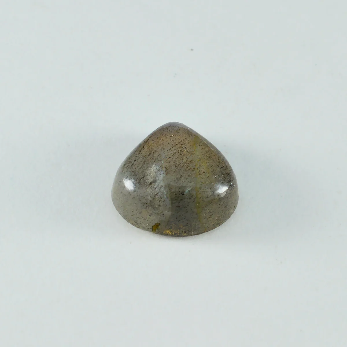 Labradorite 1PC Medium 9x9 MM Heart Cabochon Gray Polished semi Precious Loose Gemstones