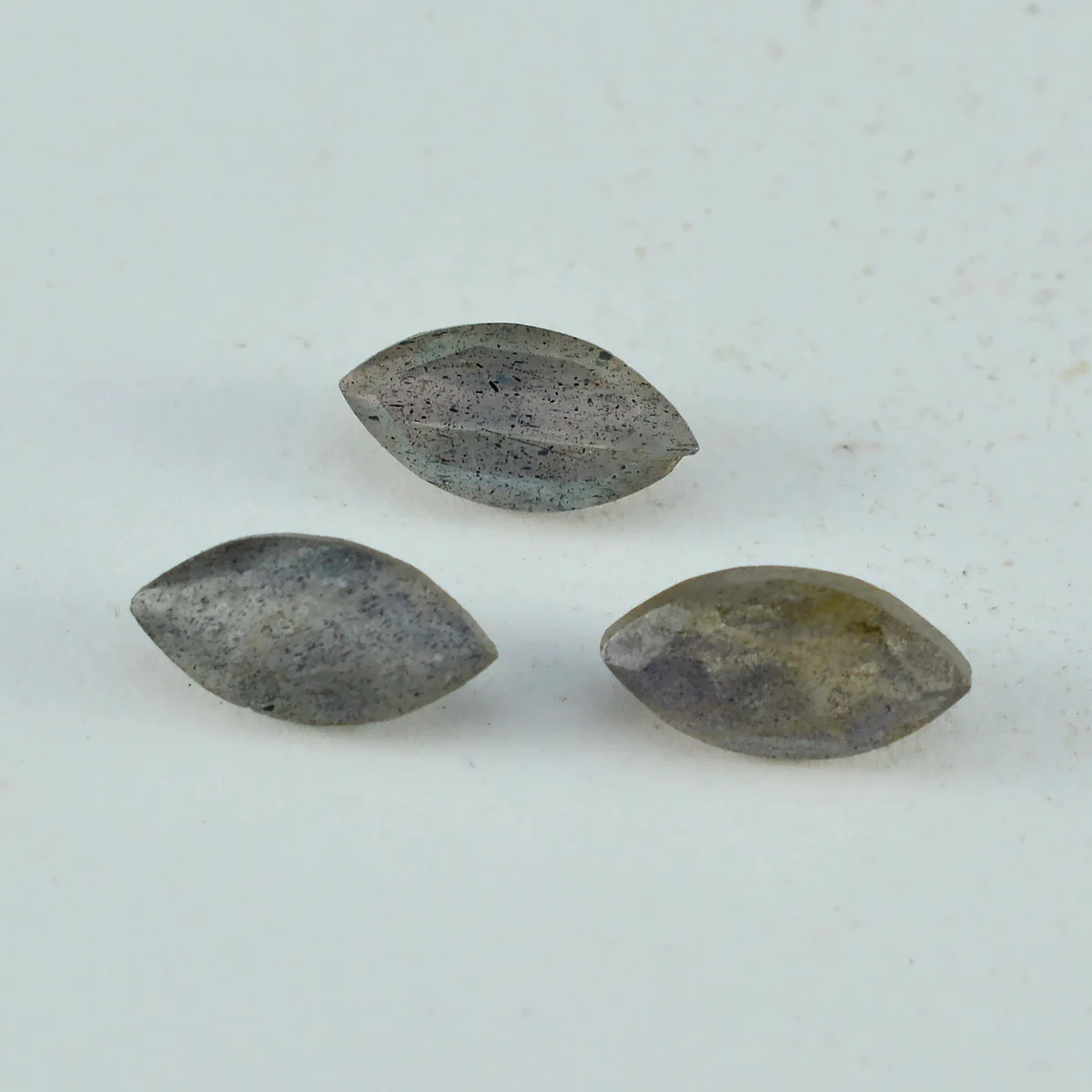 Labradorite 1PC Tiny 4x8 MM Marquise Faceted Gray Fiery Semi Precious Gems