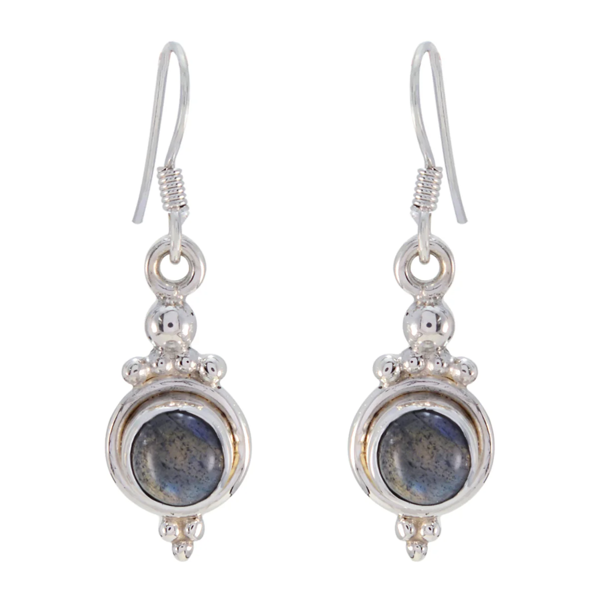 Labradorite Egyptian Katarina multiple Dangle Gray 925 Sterling Silver Earring