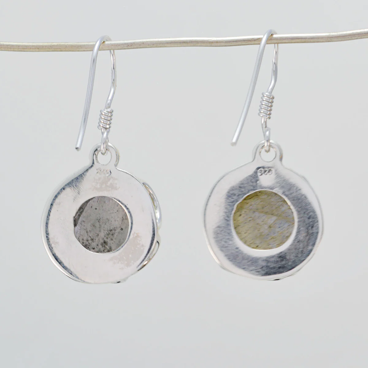 Labradorite Moroccan Julia multiple Dangle Gray 92.5 Silver Earring - Image 3