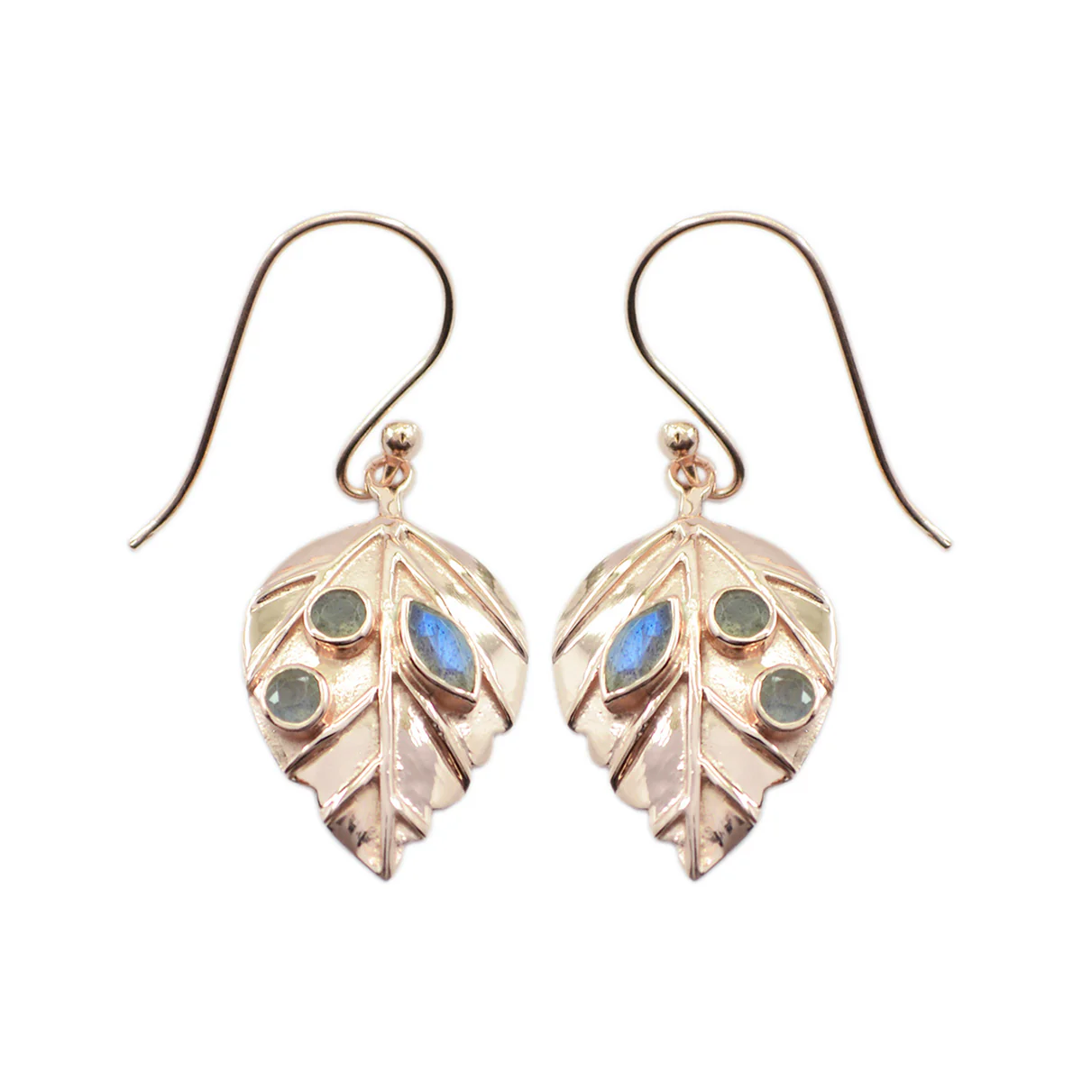 Labradorite Turkish Isabelle multiple Dangle Gray 925 Silver Earring