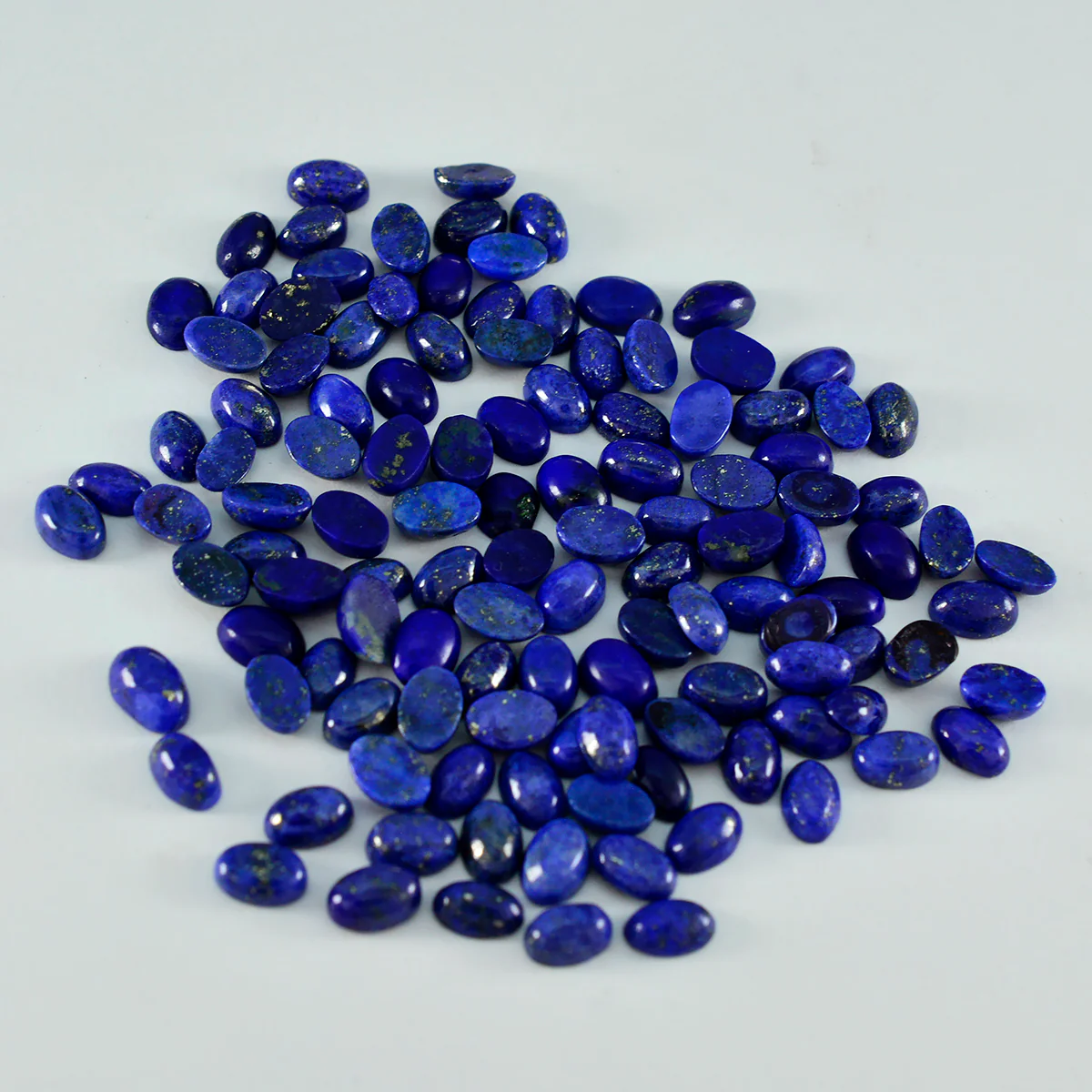 Lapis Lazuli 10PC Tiny 3x5 MM Oval Cabochon Blue High-Quality semi Precious Loose Gemstones - Image 2