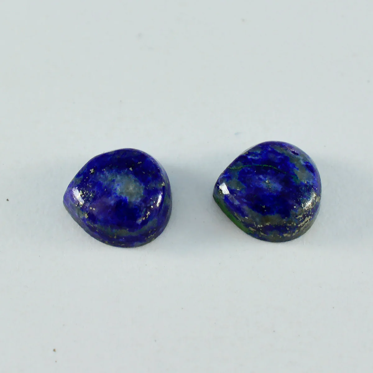 Lapis Lazuli 1PC Large 11x11 MM Heart Cabochon Blue Fiery semi Precious Loose Gemstone - Image 2