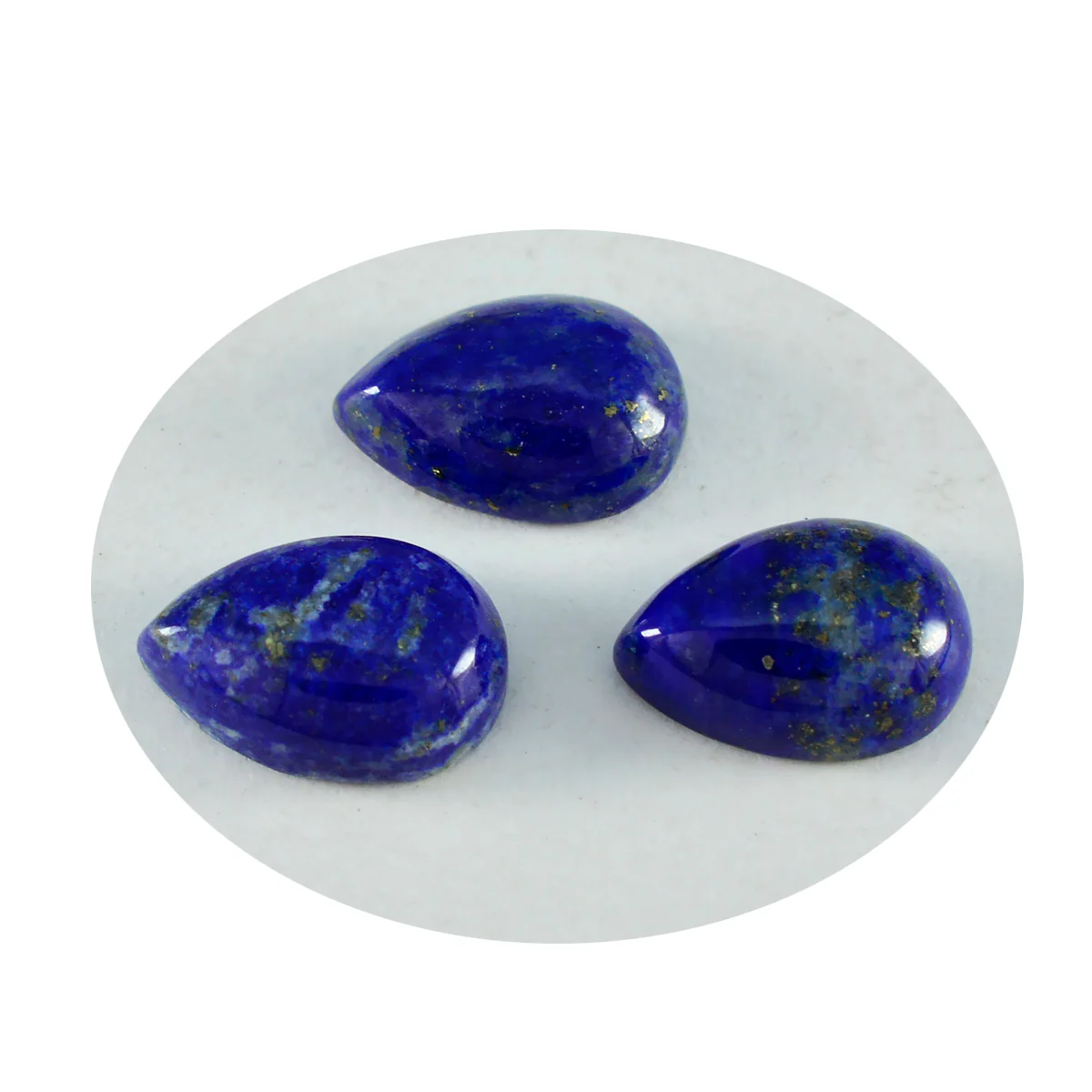 Lapis Lazuli 1PC Large 8x12 MM Pear Cabochon Blue High-Quality semi Precious Precious Gemstone - Image 2