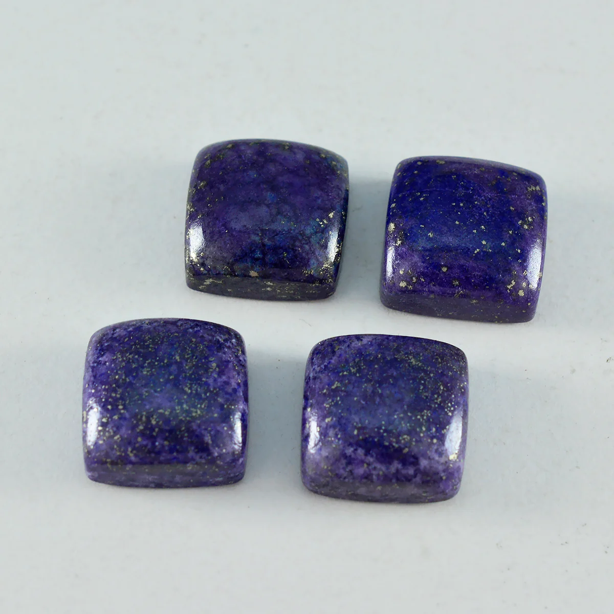 Lapis Lazuli 1PC Medium 9x9 MM Cushion Cabochon Blue Polished semi Precious Precious Gemstone - Image 2