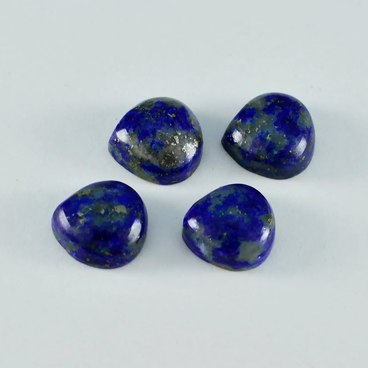 Lapis Lazuli 1PC Medium 9x9 MM Heart Cabochon Blue Superior semi Precious Gems - Image 3