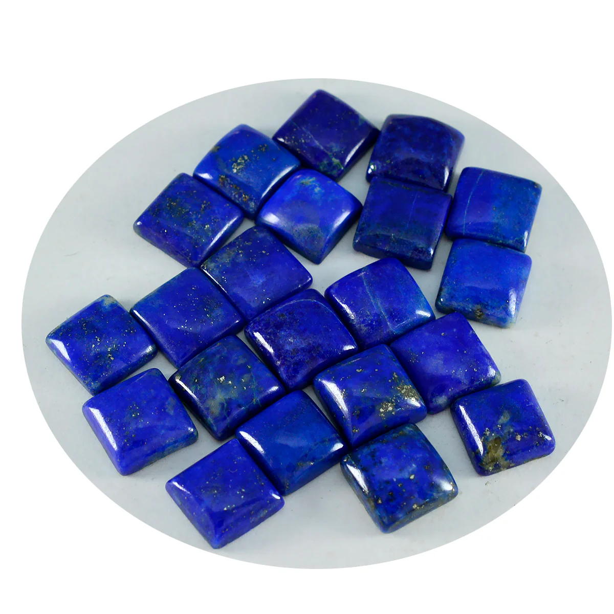 Lapis Lazuli 1PC Medium 9x9 MM Square Cabochon Blue Fine semi Precious Semi Precious Gemstone