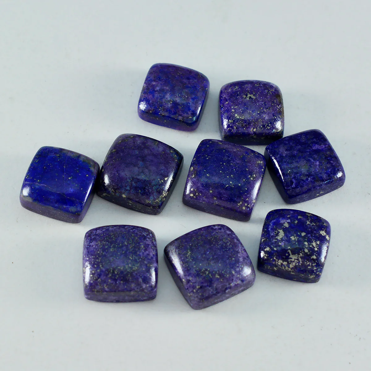Lapis Lazuli 1PC Tiny 6x6 MM Cushion Cabochon Blue Fiery semi Precious Loose Gemstone