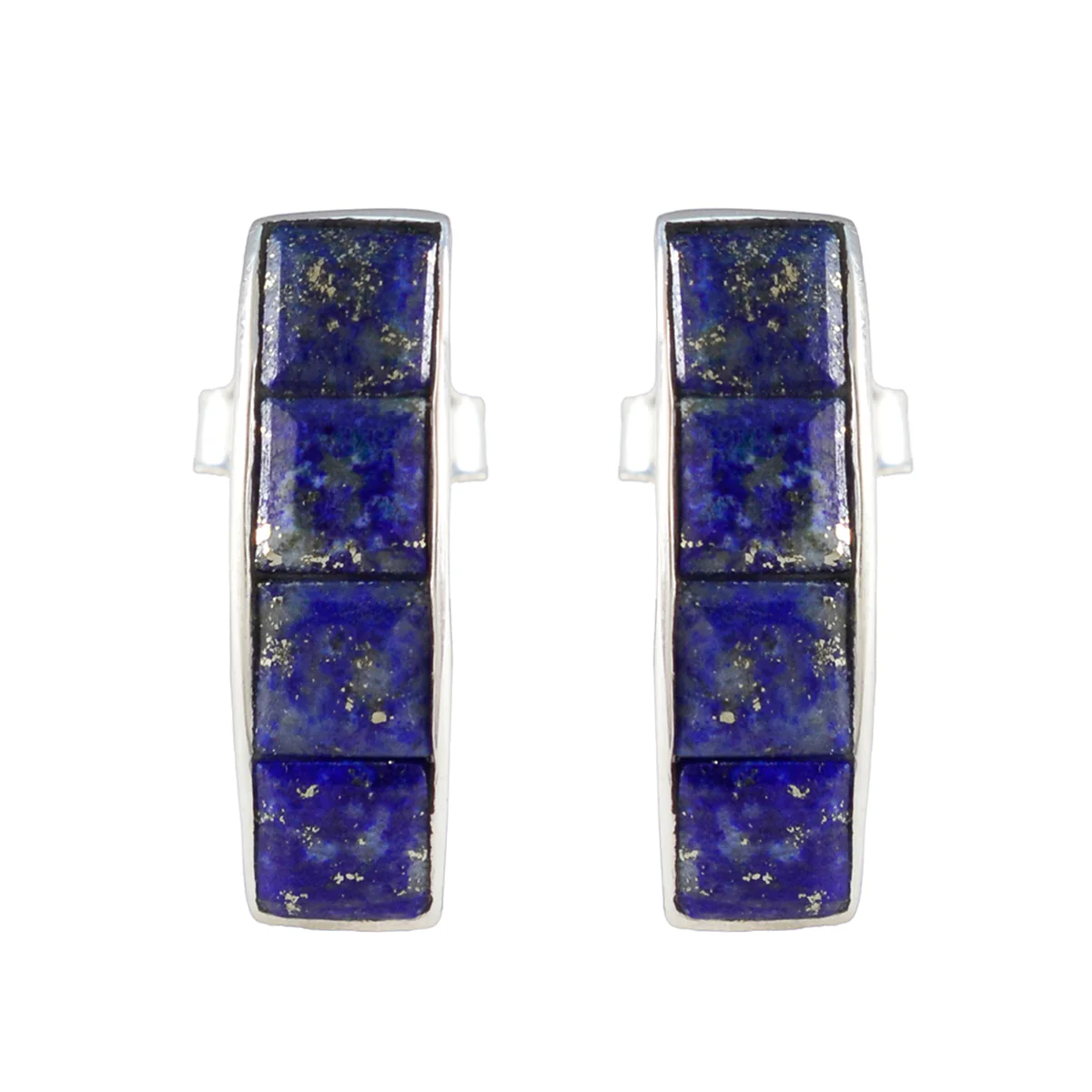 Lapis Lazuli Australian Aria multiple Stud Blue 92.5 Silver Earring - Image 2