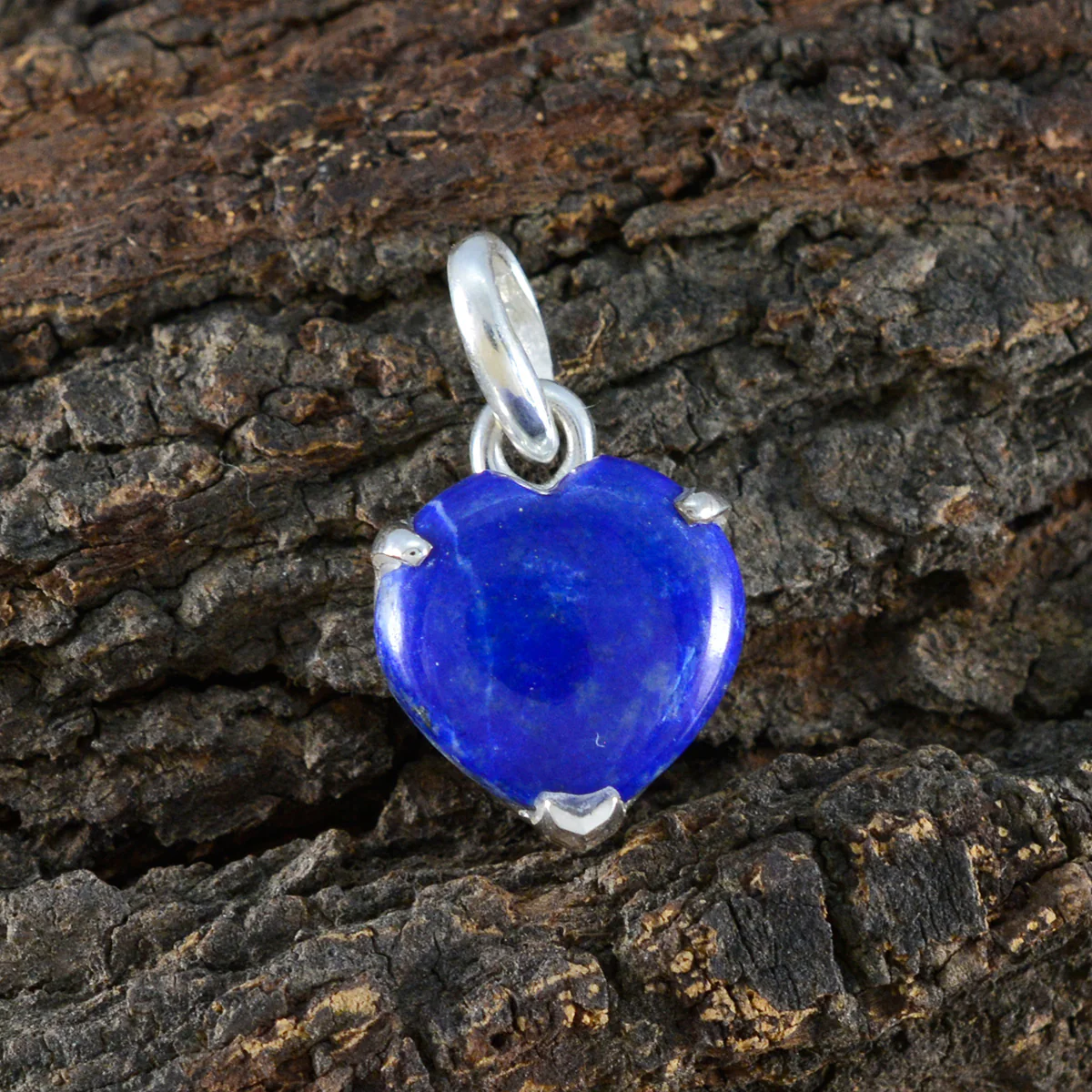 Lapis Lazuli Delicate Italian Silver Solitaire Gabriela Graceful Blue Pendant Jewelry - Image 3
