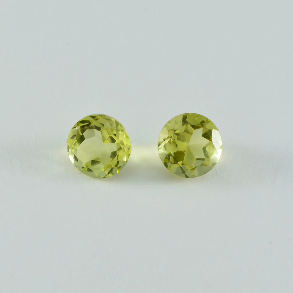 Lemon Quartz 1PC Chunky 13x13 MM Round Faceted Yellow Natural Semi Precious Loose Gemstone