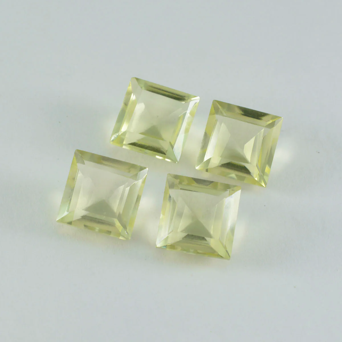 Lemon Quartz 1PC Chunky 15x15 MM Square Faceted Yellow Superior Semi Precious Gems - Image 3