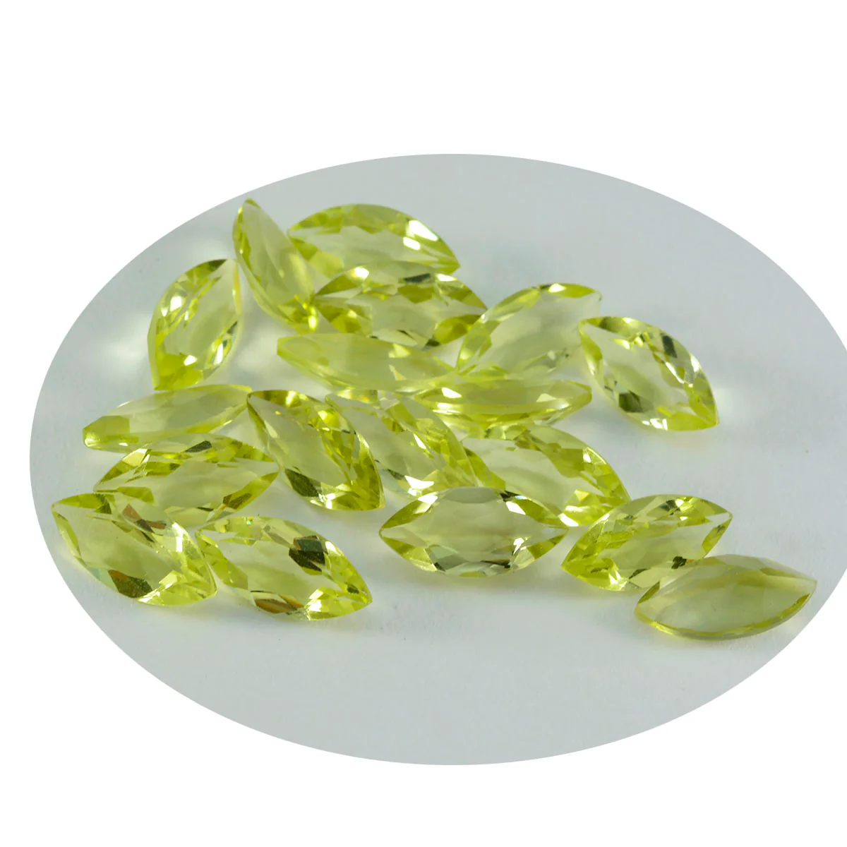 Lemon Quartz 1PC Small 5x10 MM Marquise Faceted Yellow Natural Semi Precious Loose Gemstone - Image 2