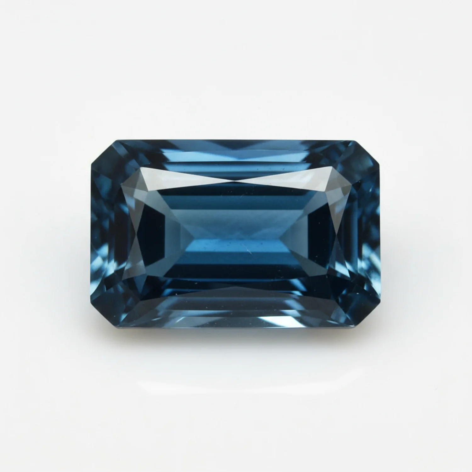 London Blue topaz 10PC Tiny 2x4 MM Baguette Faceted Blue Shine Semi Precious Loose Gems - Image 2