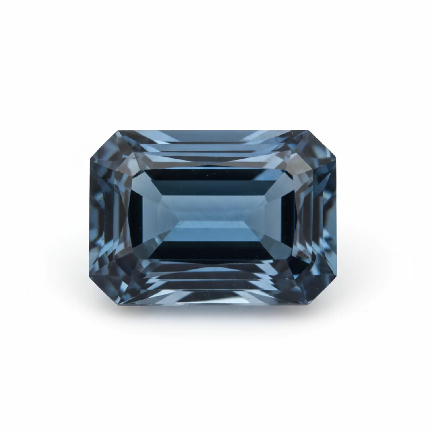 London Blue topaz 1PC Chunky 13x18 MM Emerald Faceted Blue Superior Semi Precious Gems - Image 2