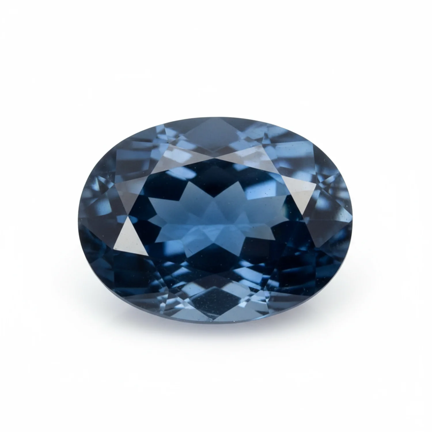 London Blue topaz 1PC Small 7x9 MM Oval Faceted Blue Superior Semi Precious Gems