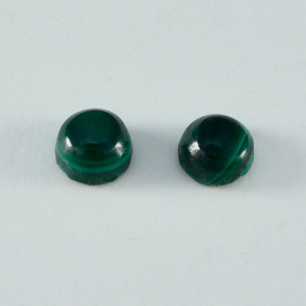 Malachite 1PC Large 11x11 MM Round Cabochon Green Polished semi Precious Loose Gems - Image 3