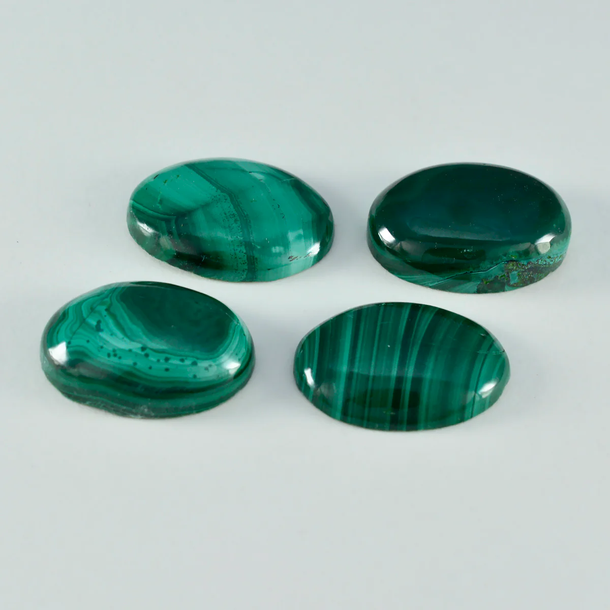 Malachite 1PC Small 6x9 MM Oval Cabochon Green Shine semi Precious Precious Gemstone