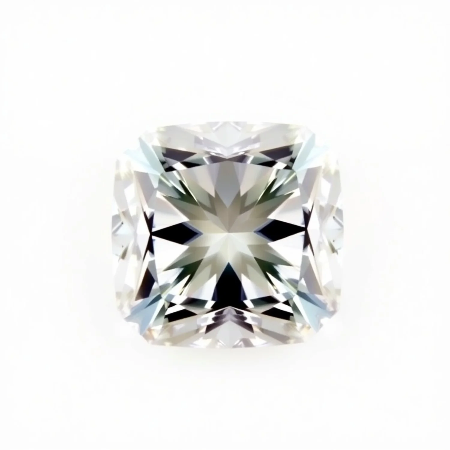 Moissanite 10PC Tiny 3x3 MM Cushion Faceted White Fiery Man Made Loose Gemstone - Image 2