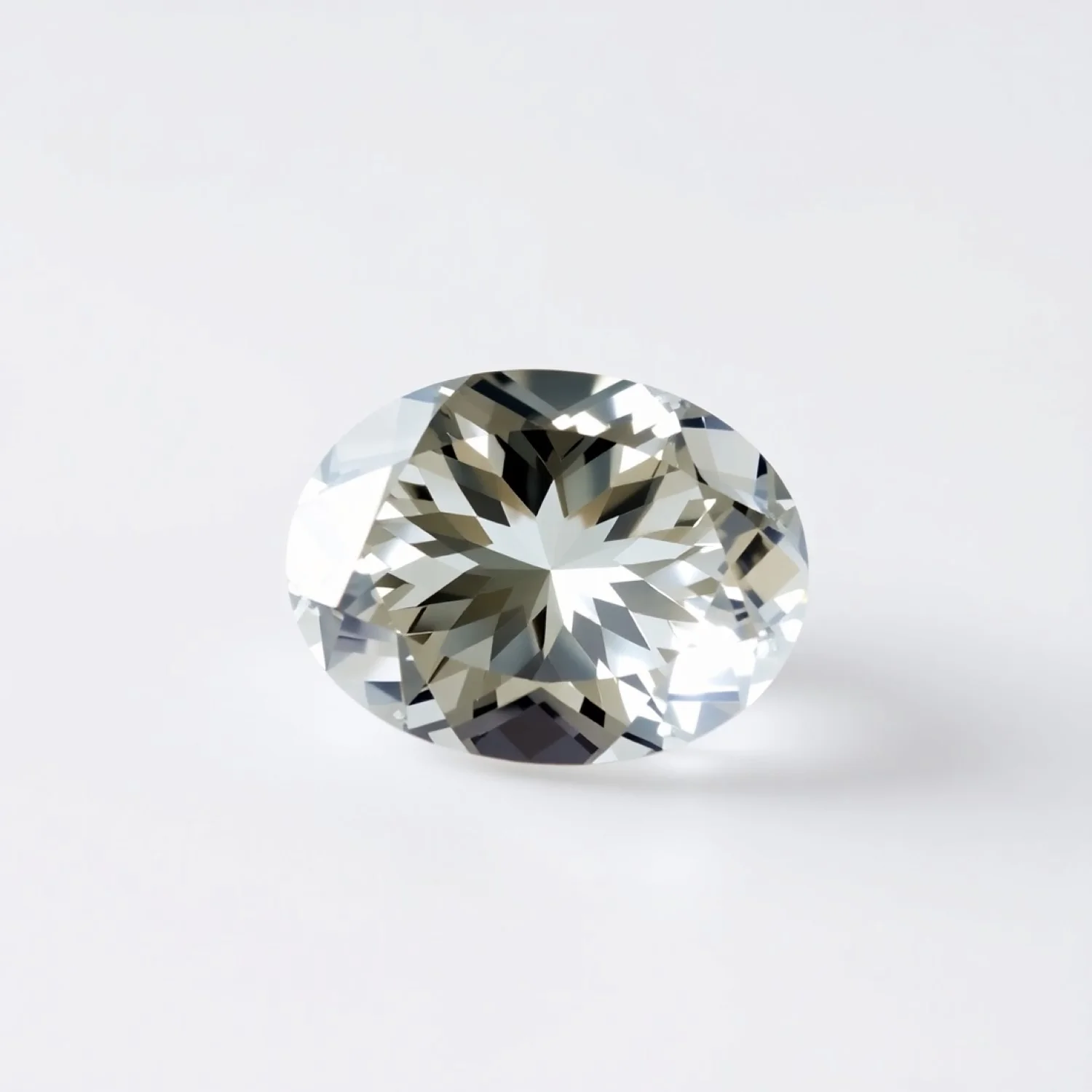 Moissanite 1PC Chunky 12x16 MM Oval Faceted White Shine Man Made Loose Gemstones - Image 2