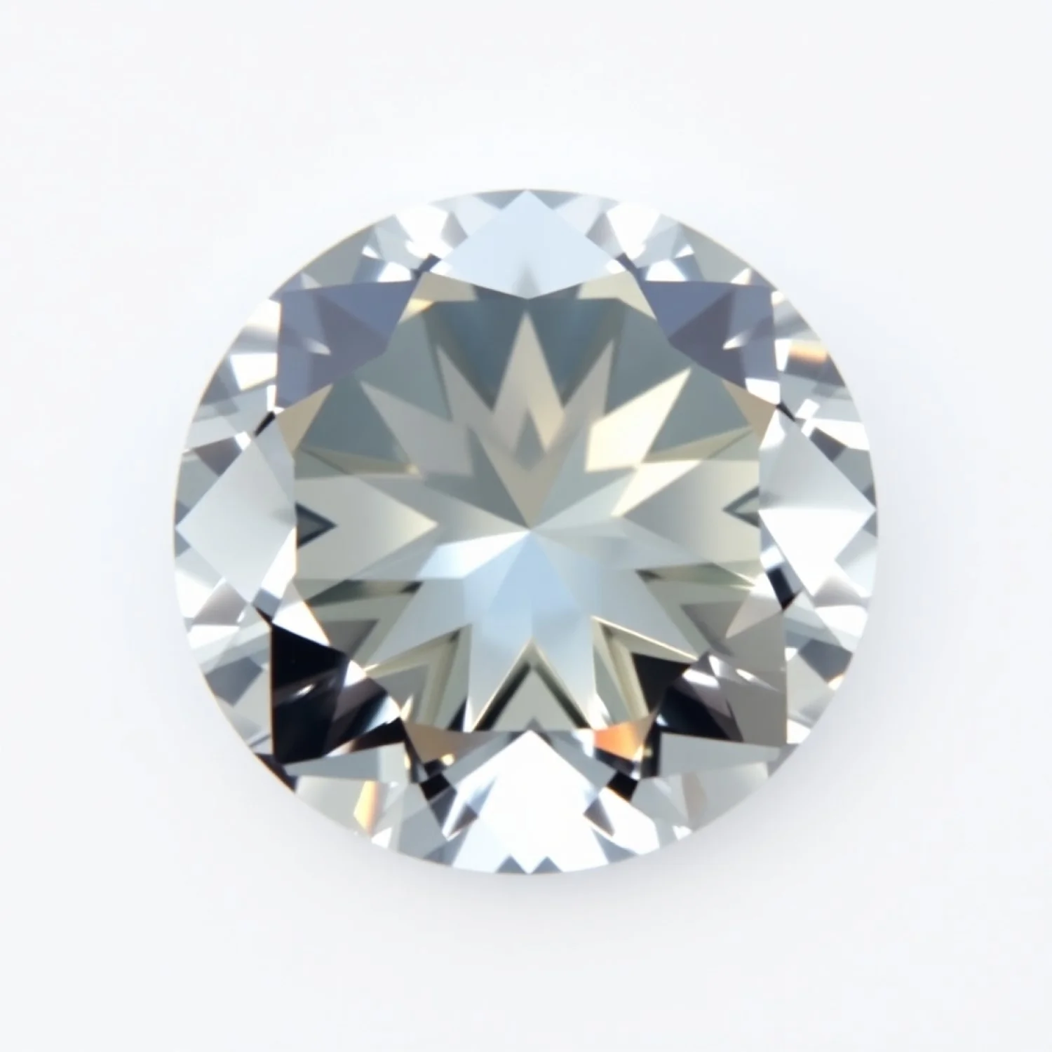 Moissanite 1PC Chunky 14x14 MM Round Faceted White Genuine Man Made Loose Gems