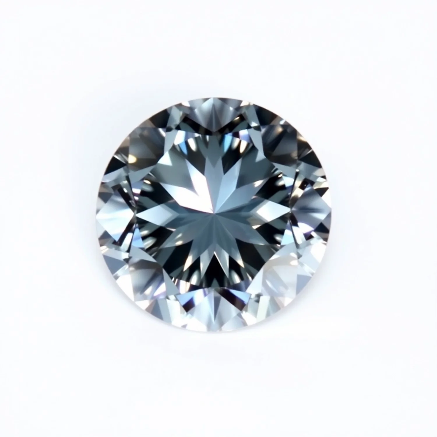 Moissanite 1PC Chunky 14x14 MM Round Faceted White Genuine Man Made Loose Gems - Image 2