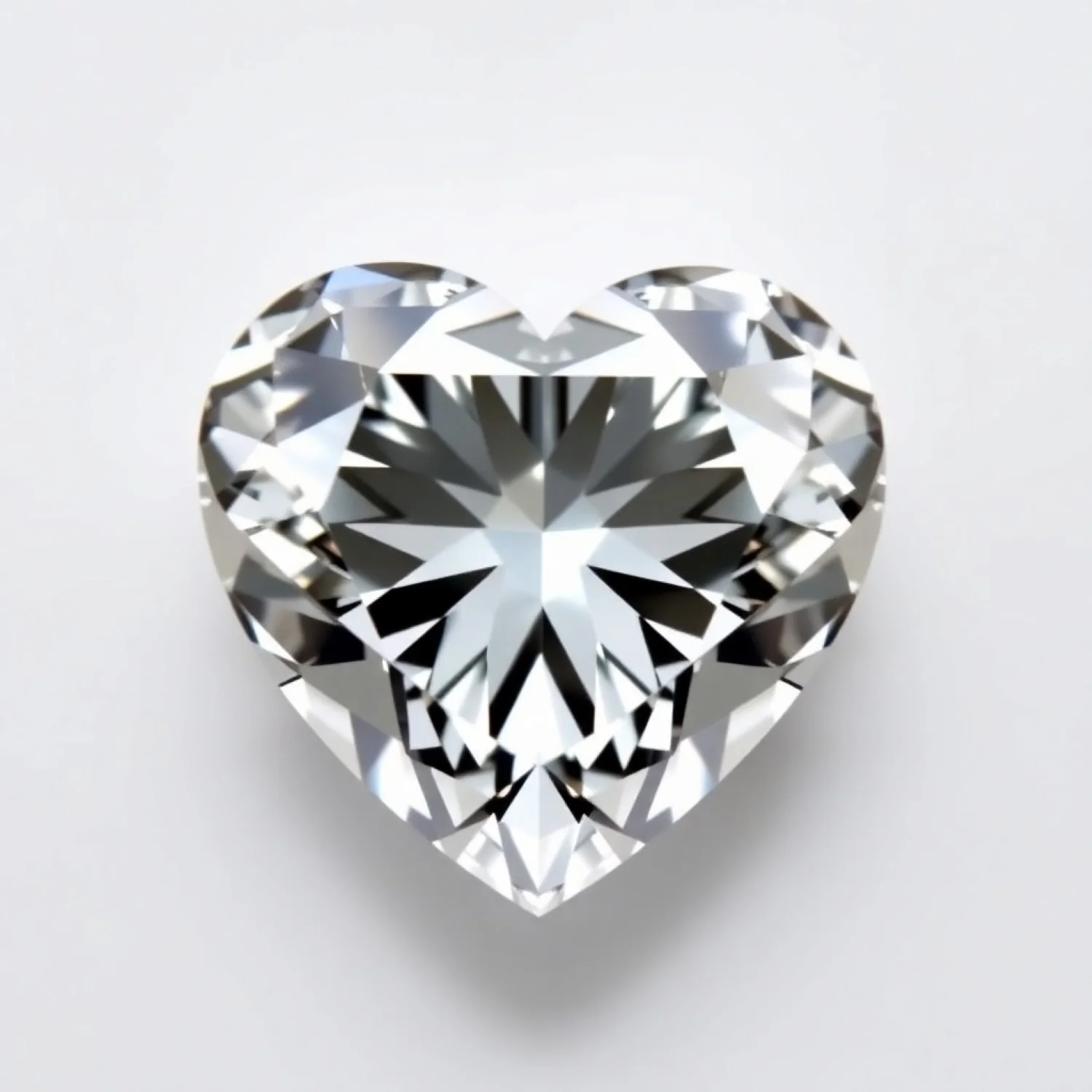 Moissanite 1PC Large 10x10 MM Heart Faceted White Shine Man Made Loose Gems - Image 2