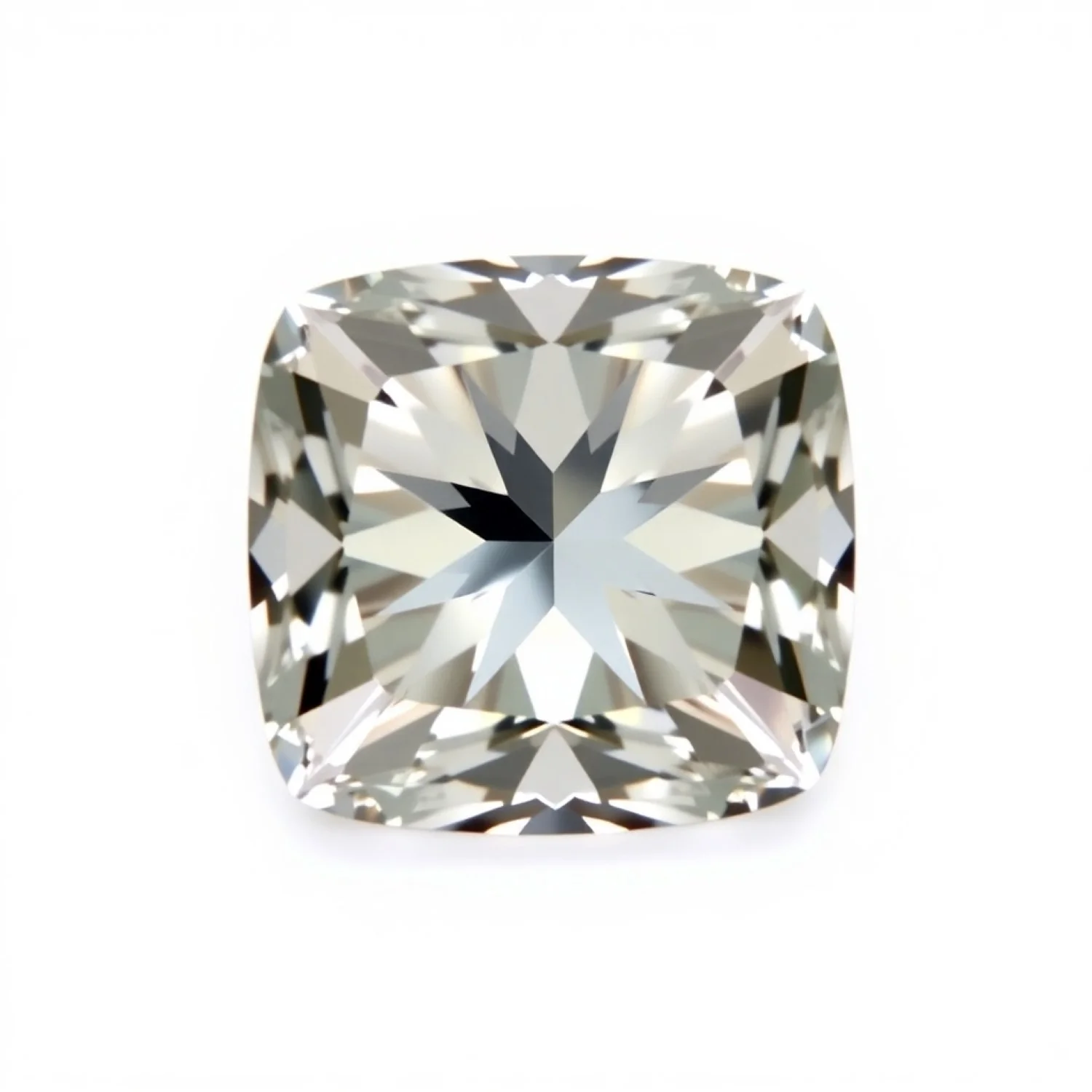 Moissanite 1PC Large 11x11 MM Cushion Faceted White Fine Man Made Loose Gemstone