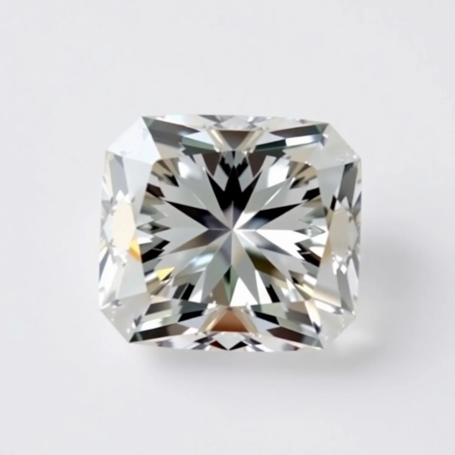 Moissanite 1PC Large 11x11 MM Cushion Faceted White Fine Man Made Loose Gemstone - Image 2