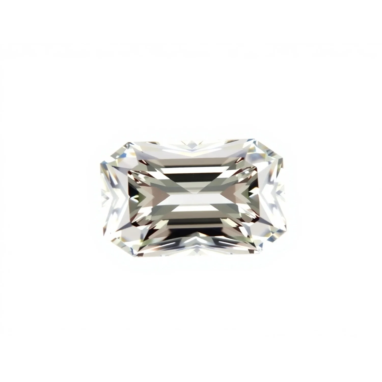 Moissanite 1PC Medium 7x14 MM Baguette Faceted White Polished Man Made Loose Gemstones - Image 2
