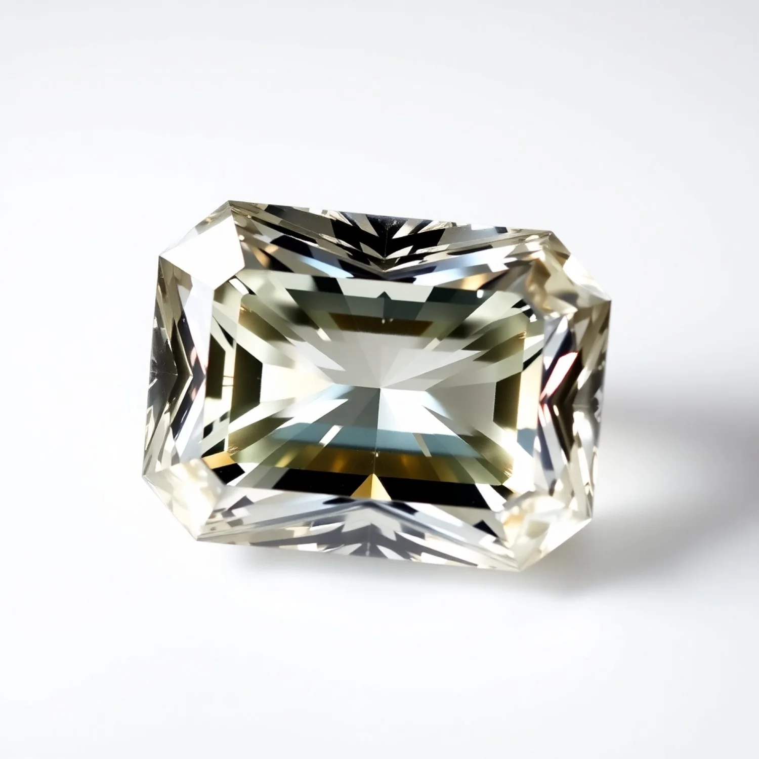 Moissanite 1PC Medium 8x10 MM Emerald Faceted White Fiery Man Made Loose Gemstone - Image 2