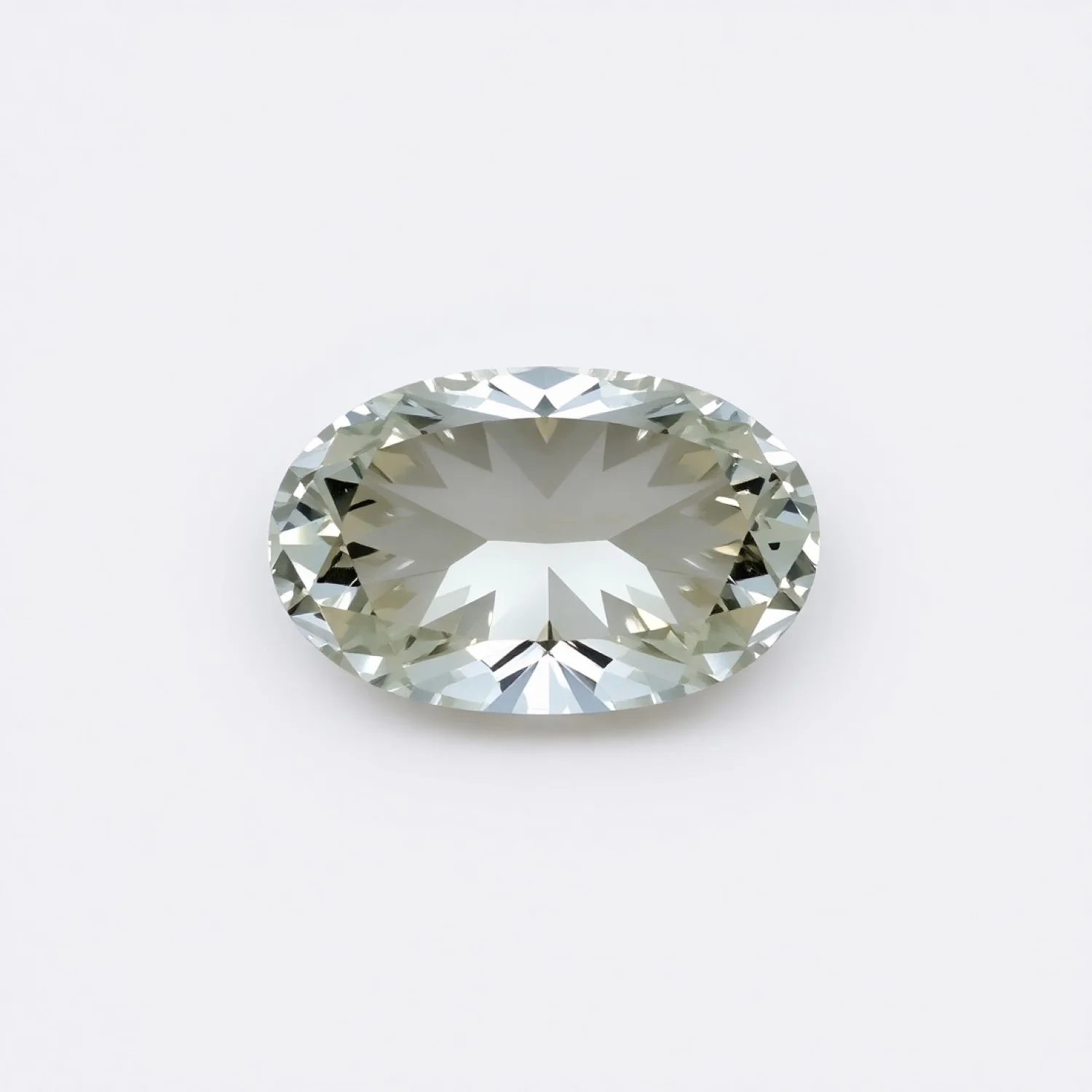 Moissanite 1PC Medium 8x10 MM Oval Faceted White Sparkling Man Made Loose Gemstone