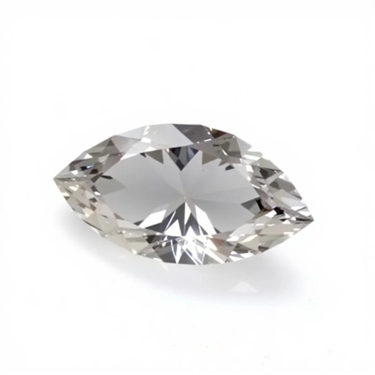 Moissanite 1PC Small 6x12 MM Marquise Faceted White Natural Man Made Gems - Image 2