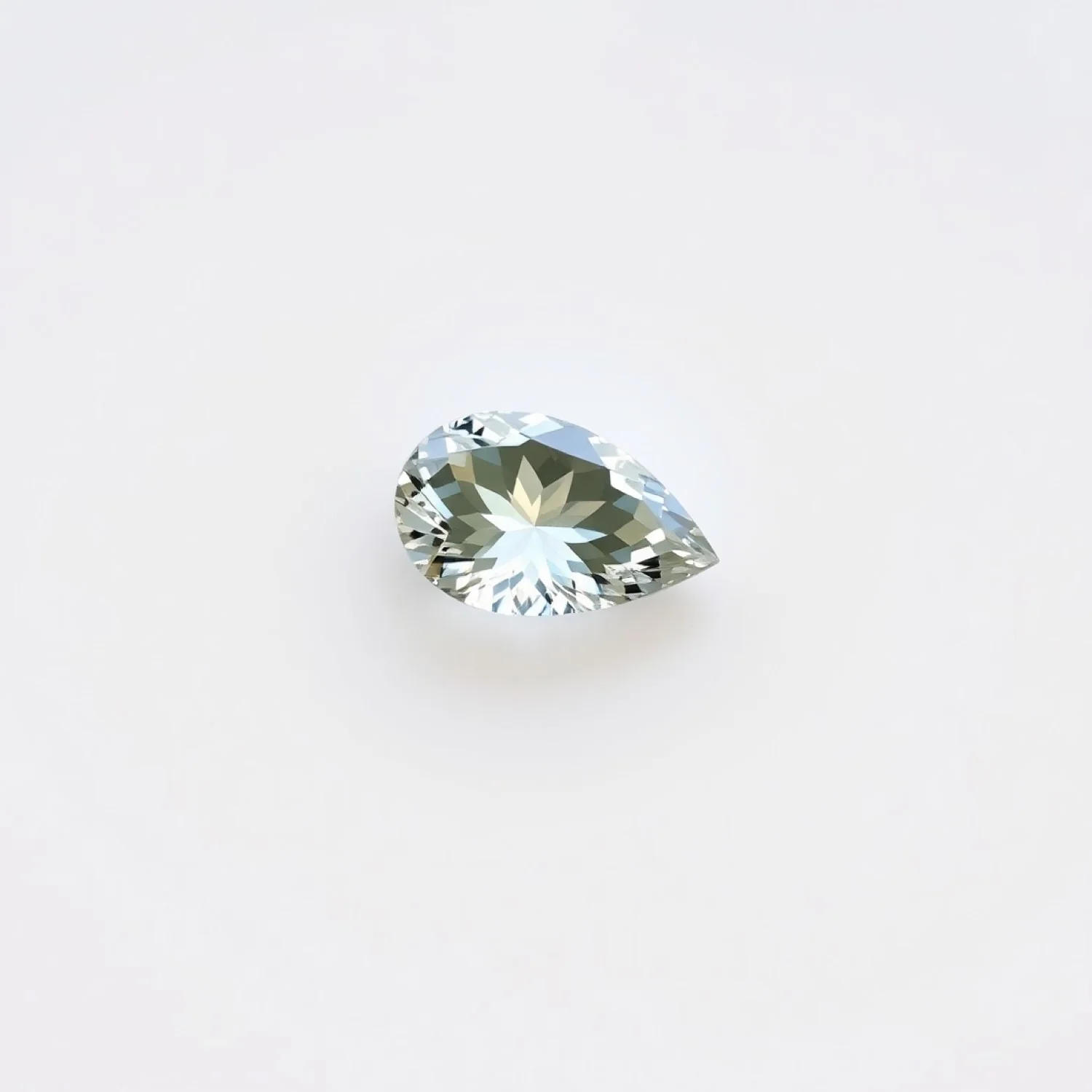 Moissanite 1PC Small 6x9 MM Pear Faceted White High-Quality Man Made Loose Gems