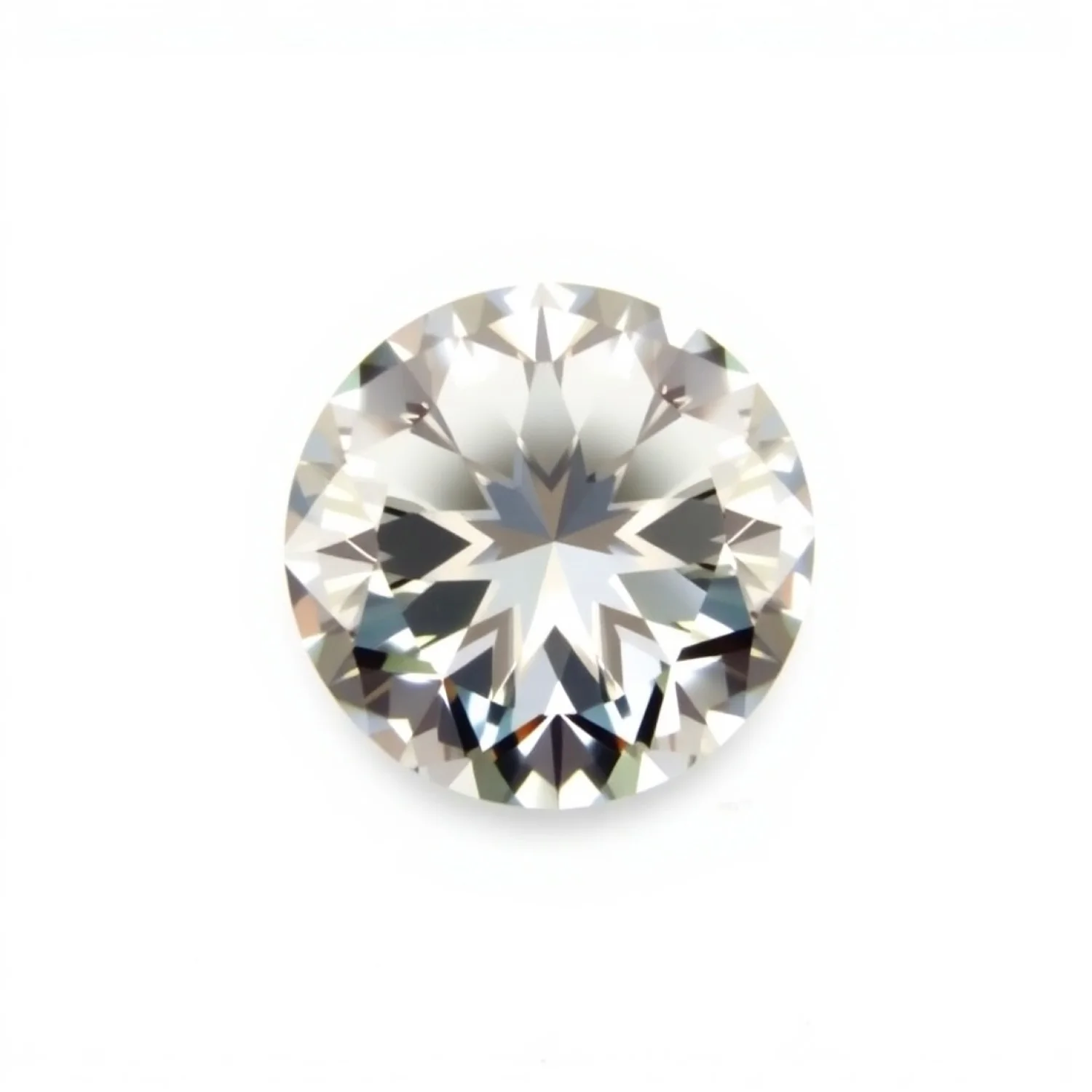 Moissanite 1PC Small 7x7 MM Round Faceted White Splendid Man Made Loose Gemstone - Image 2