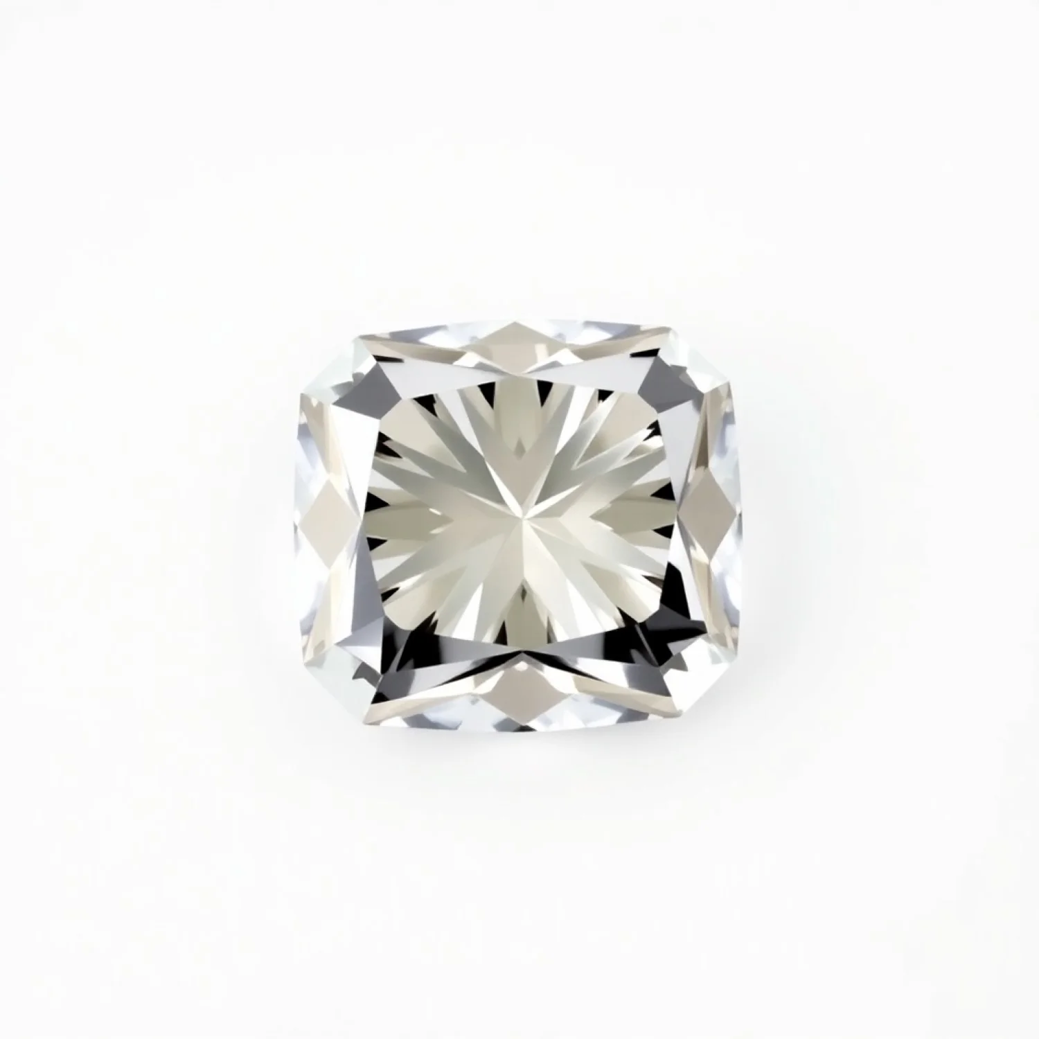 Moissanite 1PC Tiny 5x5 MM Cushion Faceted White Sparkling Man Made Gems - Image 2