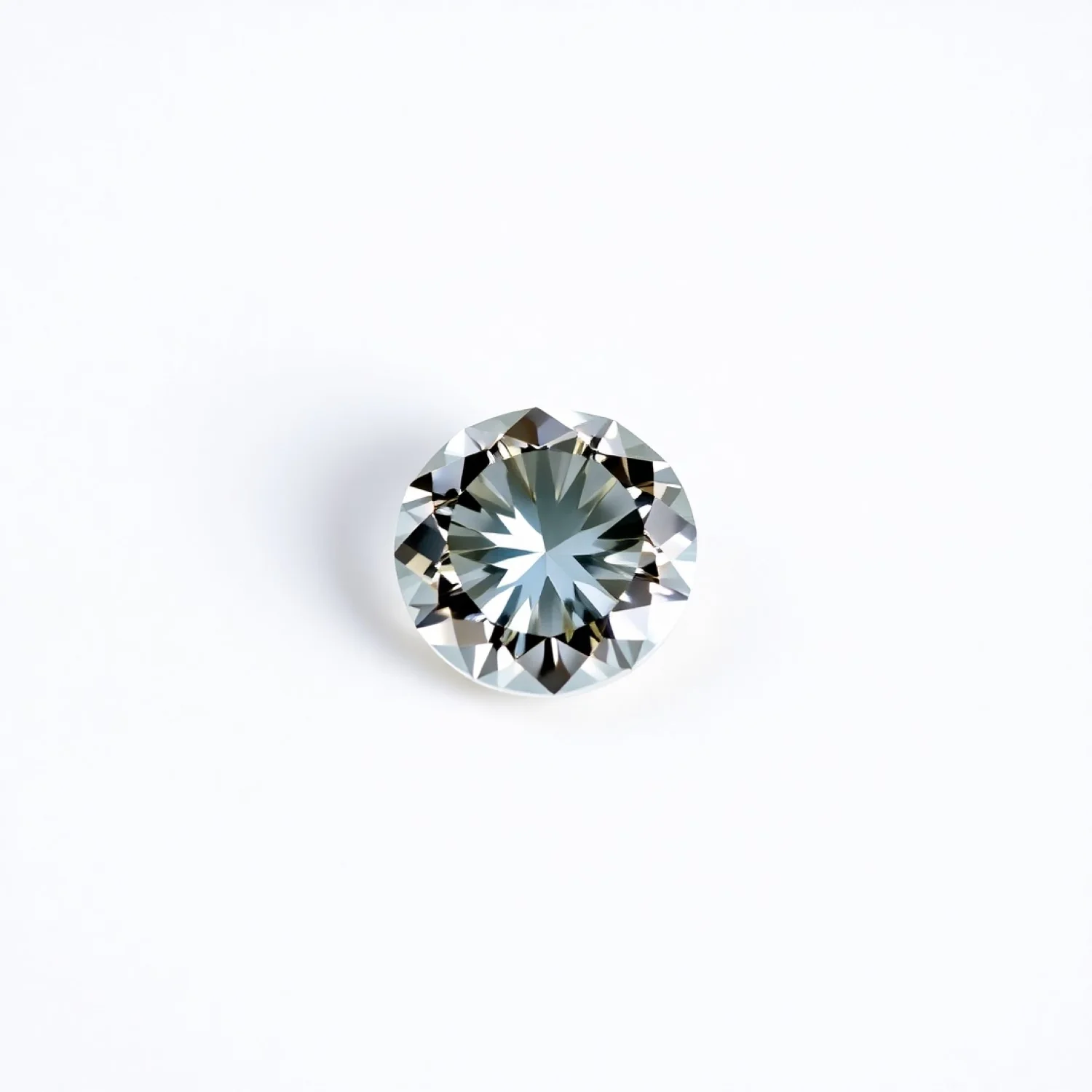 Moissanite 1PC Tiny 5x5 MM Round Faceted White Sparkling Man Made Gems - Image 2