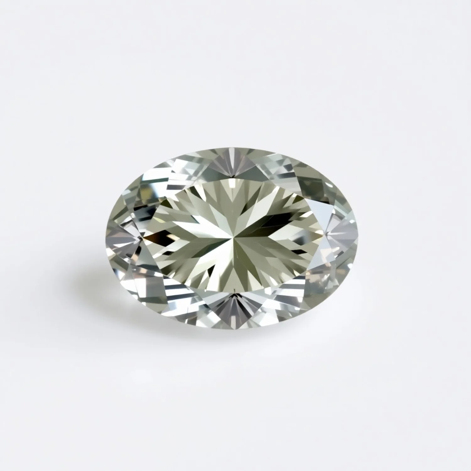 Moissanite 1PC Tiny 5x7 MM Oval Faceted White Genuine Man Made Loose Gems