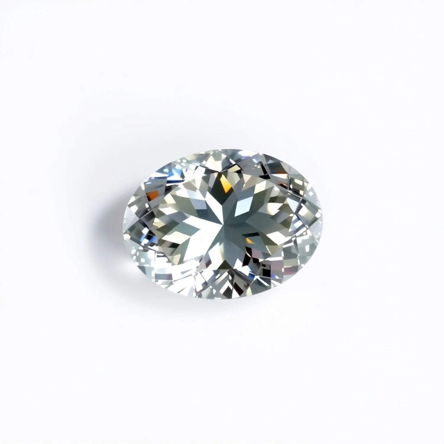 Moissanite 1PC Tiny 5x7 MM Oval Faceted White Genuine Man Made Loose Gems - Image 2