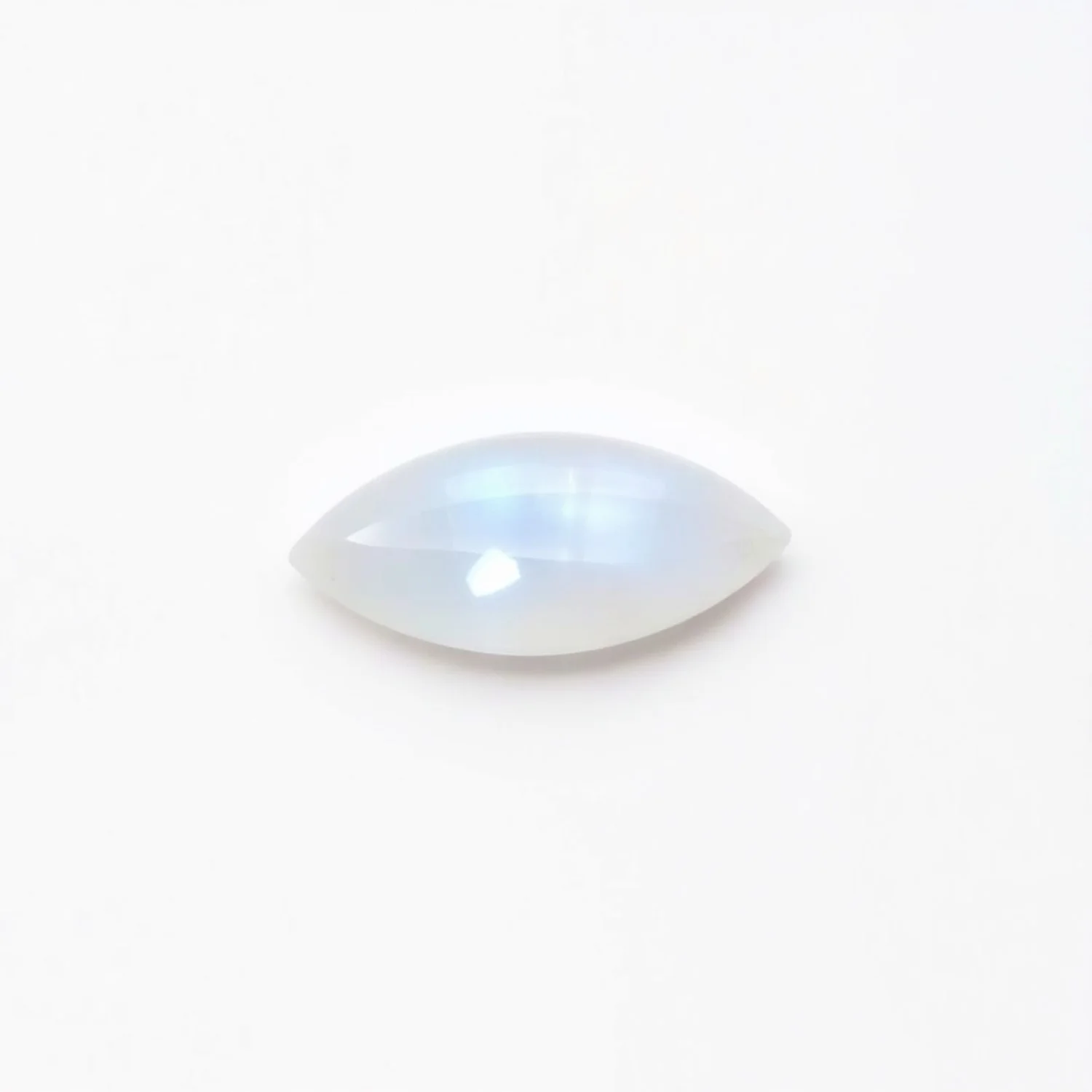 Moonstone 10PC Tiny 4x8 MM Marquise  Cabochon White Splendid semi Precious Loose Gemstone - Image 2