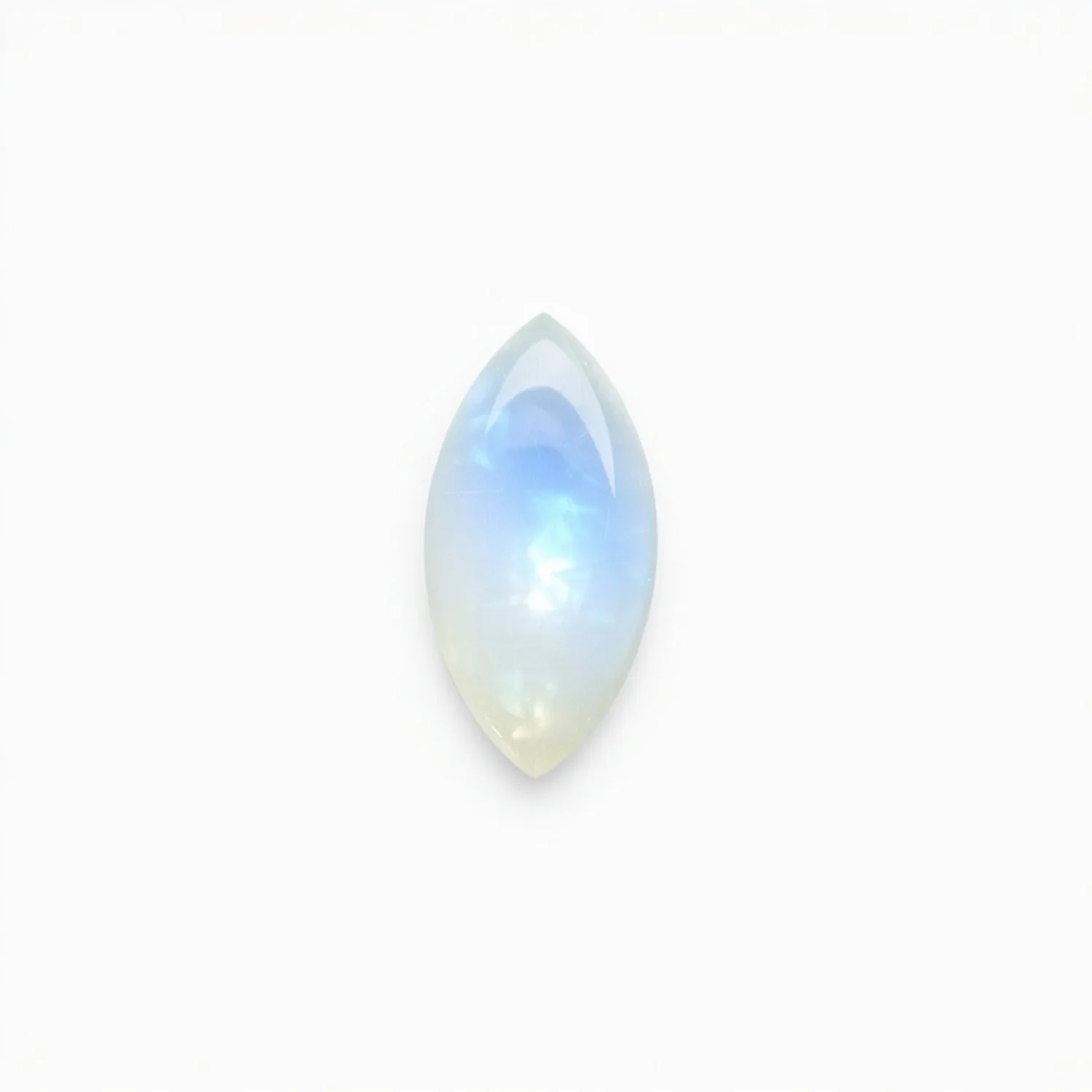 Moonstone 1PC Medium 7x14 MM Marquise Cabochon White Shine semi Precious Precious Gemstone