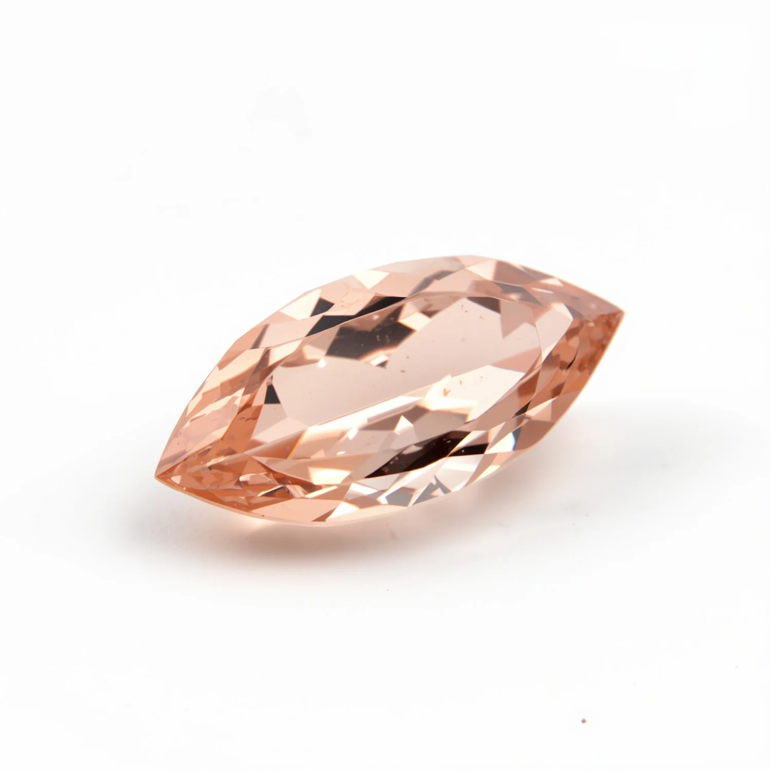 Morganite 1PC Chunky 10x20 MM Marquise Faceted Pink Splendid Semi Precious Gems