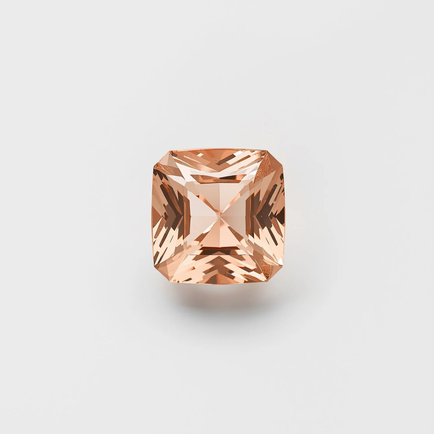 Morganite 1PC Medium 9x9 MM Square Faceted Pink Lustrous Semi Precious Loose Gemstone - Image 2