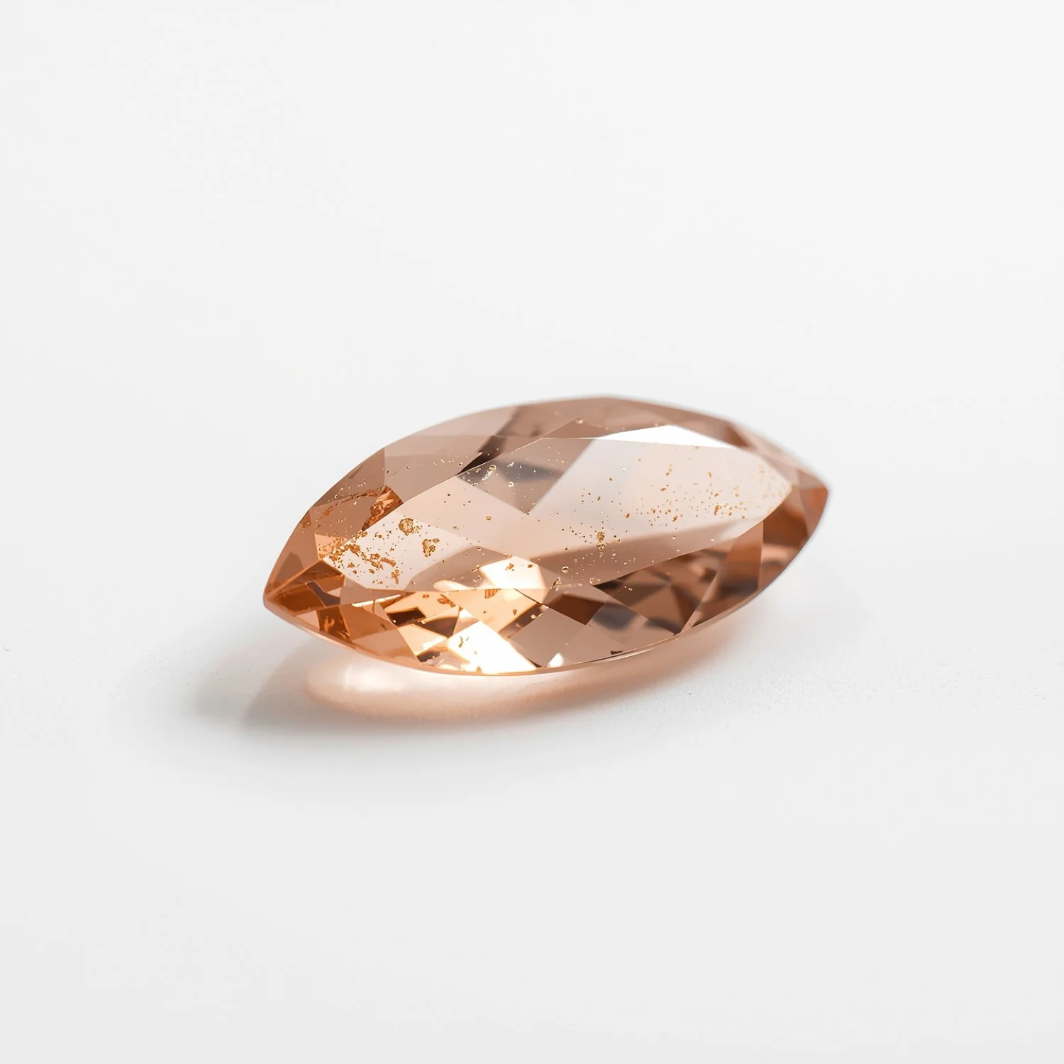 Morganite 1PC Small 5x10 MM Marquise Faceted Pink Fiery Semi Precious Gems