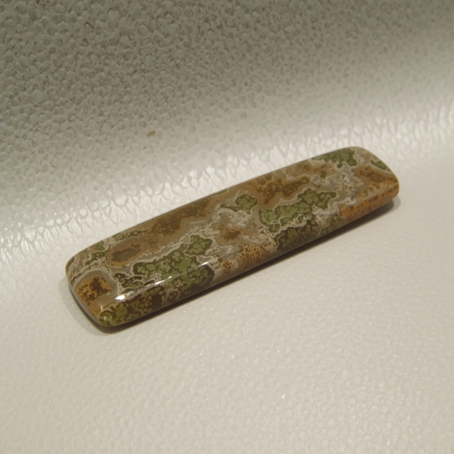 Moss Agate 10PC Tiny 3x6 MM Baguette Cabochon Green Luster semi Precious Loose Gems - Image 2