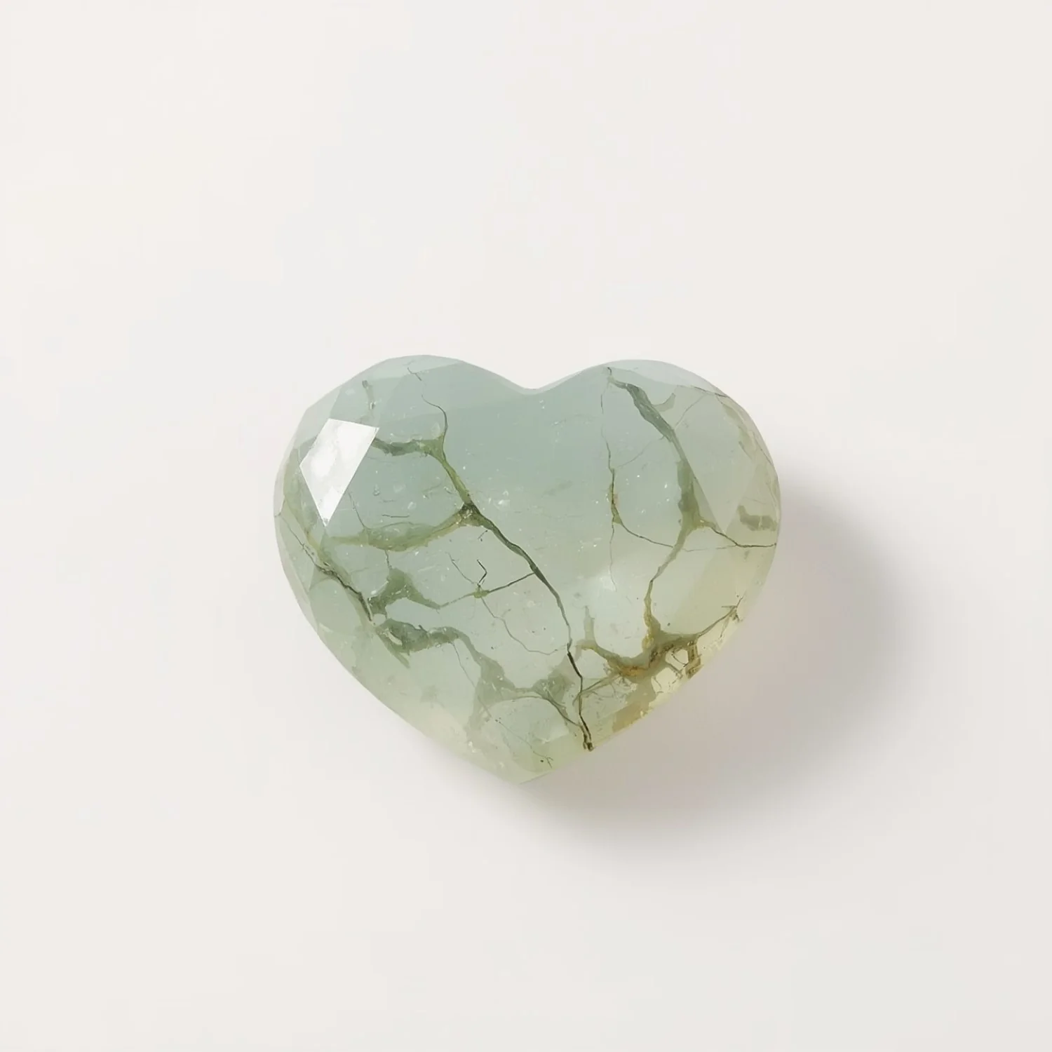 Moss Agate 10PC Tiny 4x4 MM Heart Faceted Green Brilliant Semi Precious Loose Gemstones