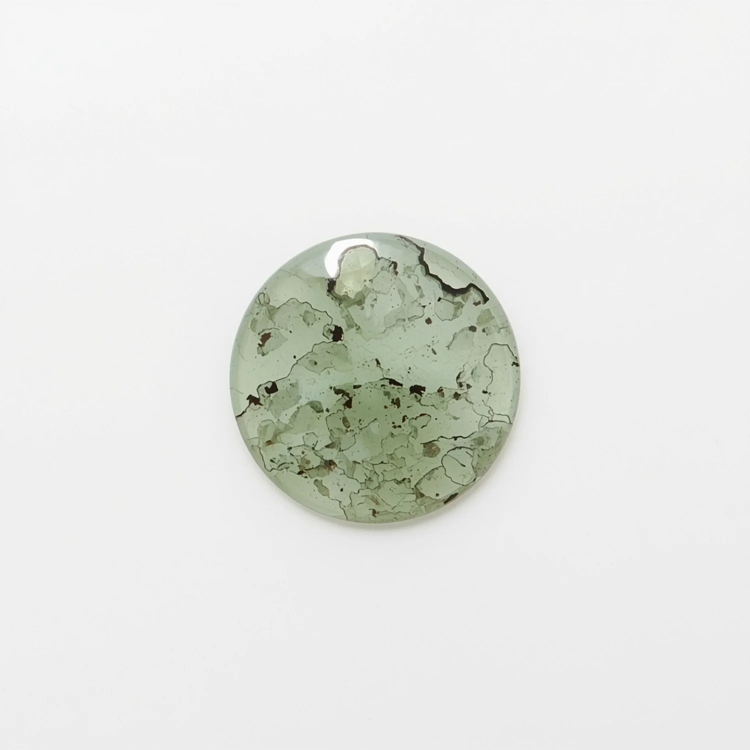 Moss Agate 10PC Tiny 4x4 MM Round Faceted Green Brilliant Semi Precious Loose Gemstones - Image 2