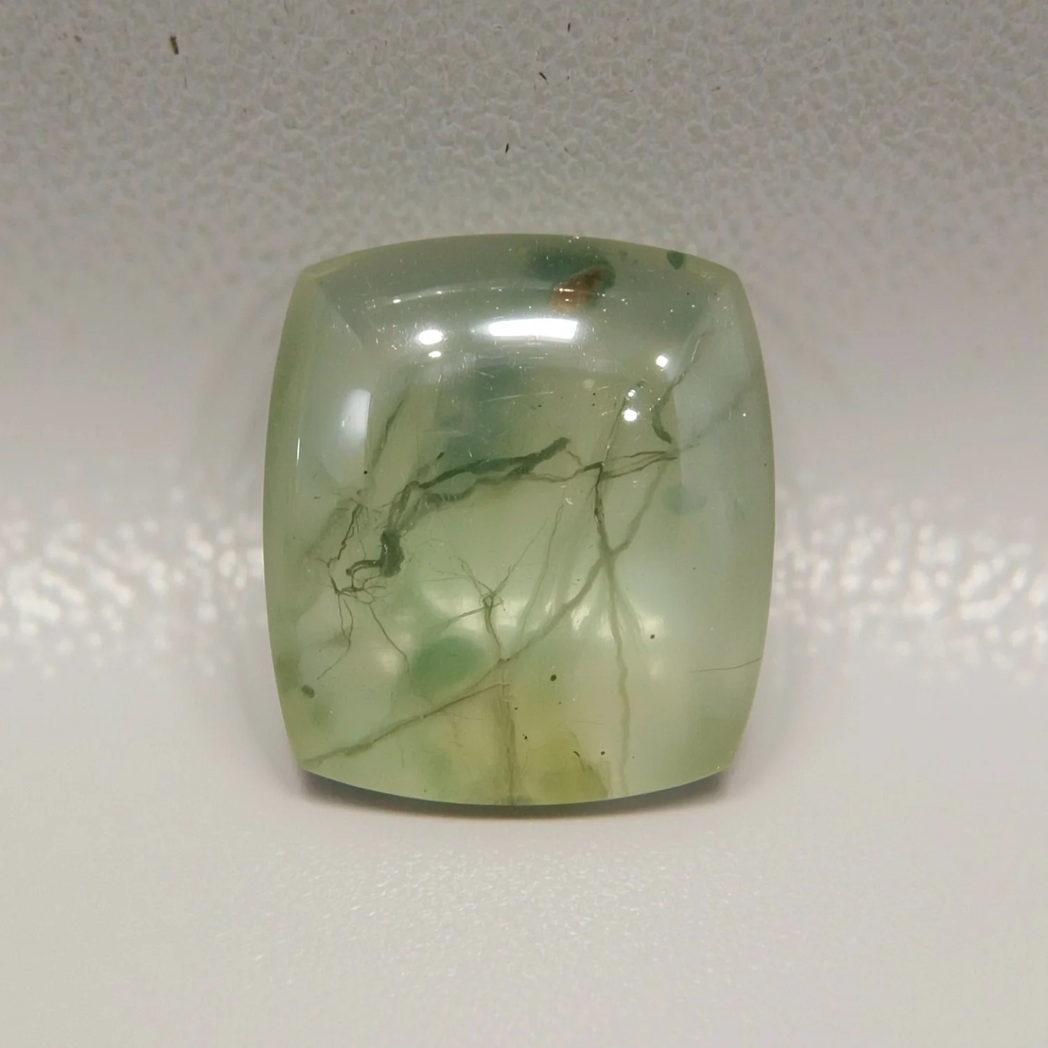 Moss Agate 1PC Large 11x11 MM Square Cabochon Green Splendid semi Precious Gems - Image 2