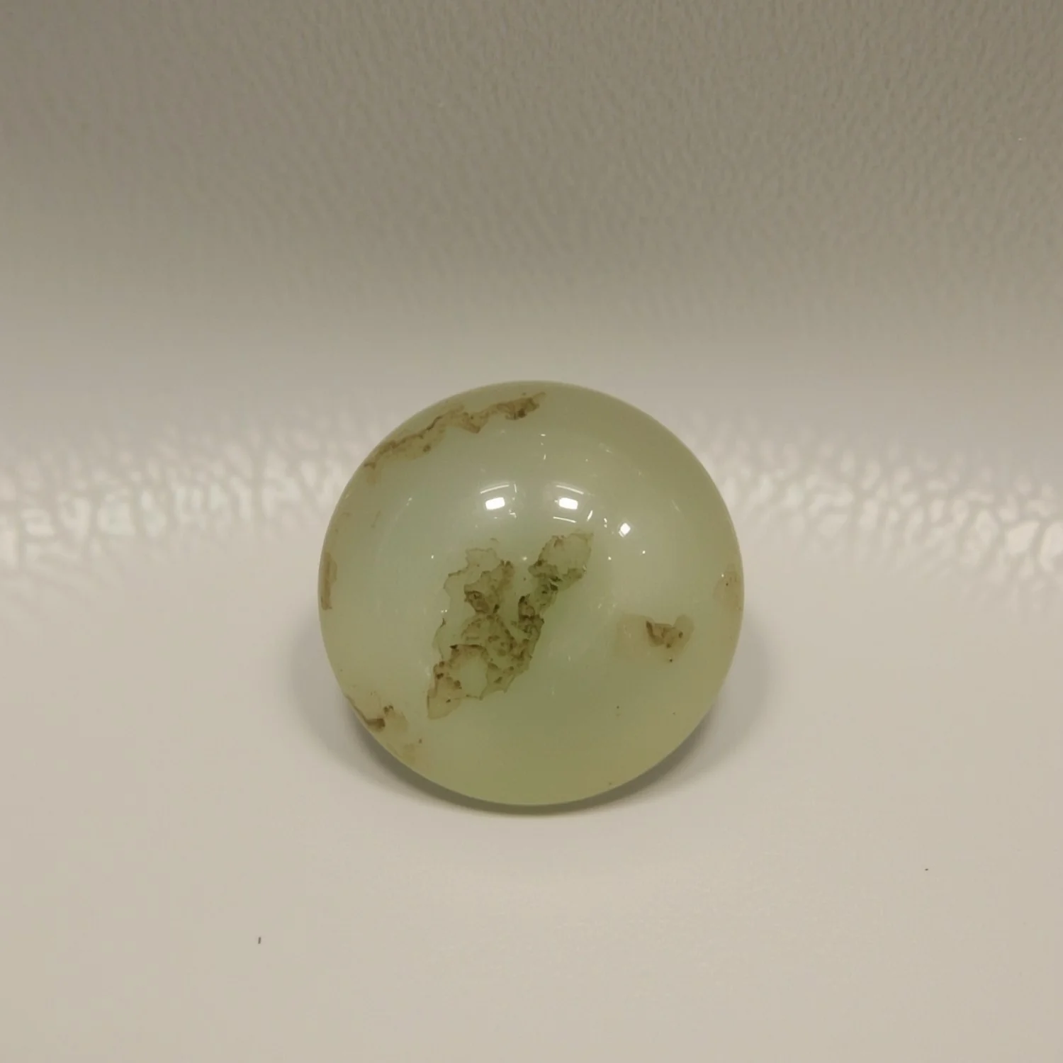 Moss Agate 1PC Small 7x7 MM Round Cabochon Green Polished semi Precious Loose Gemstones